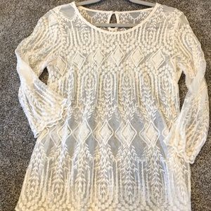 Lace Top 3/4 Sleeves